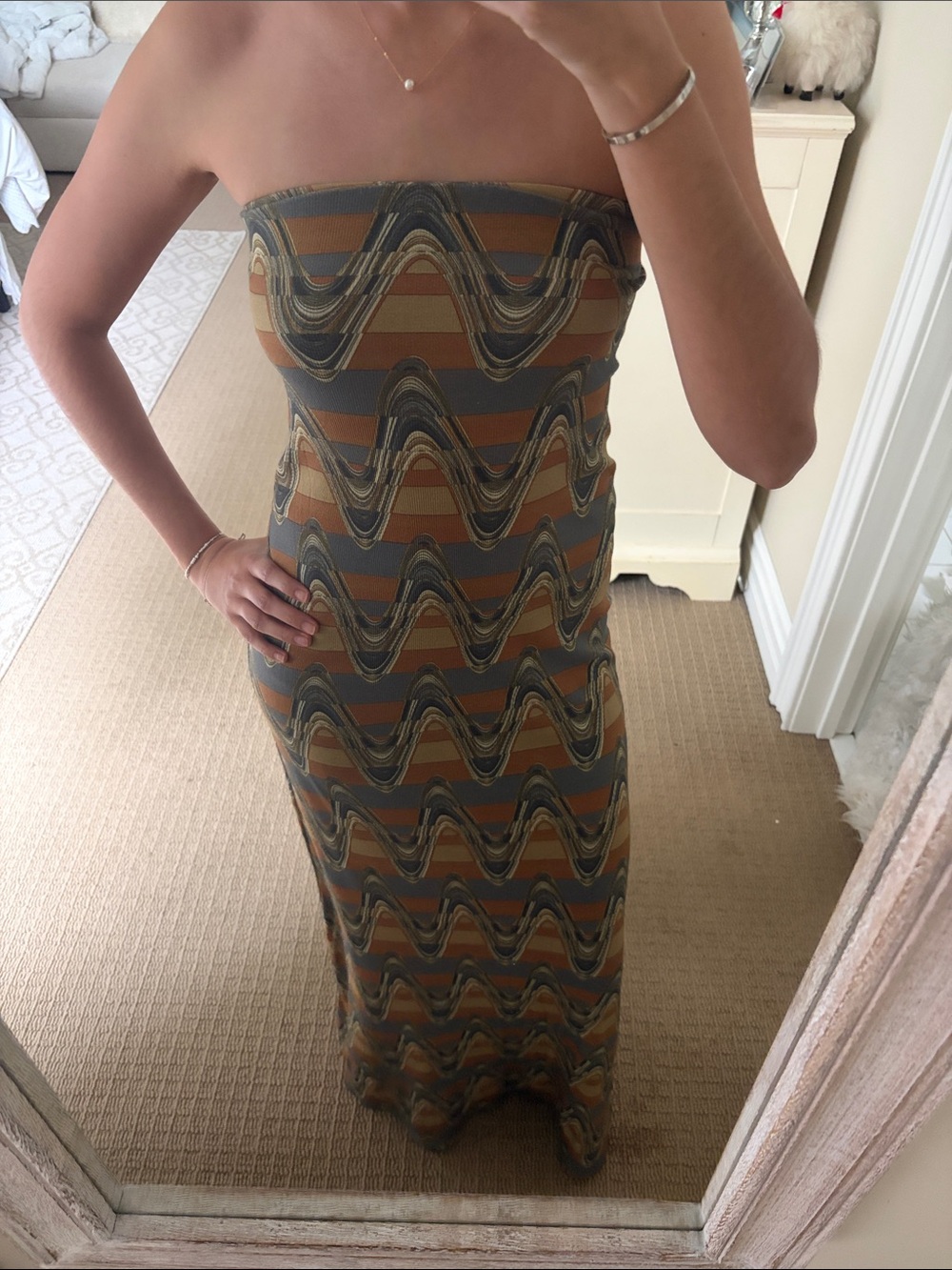 NWOT Faithfull the Brand Strapless Dress